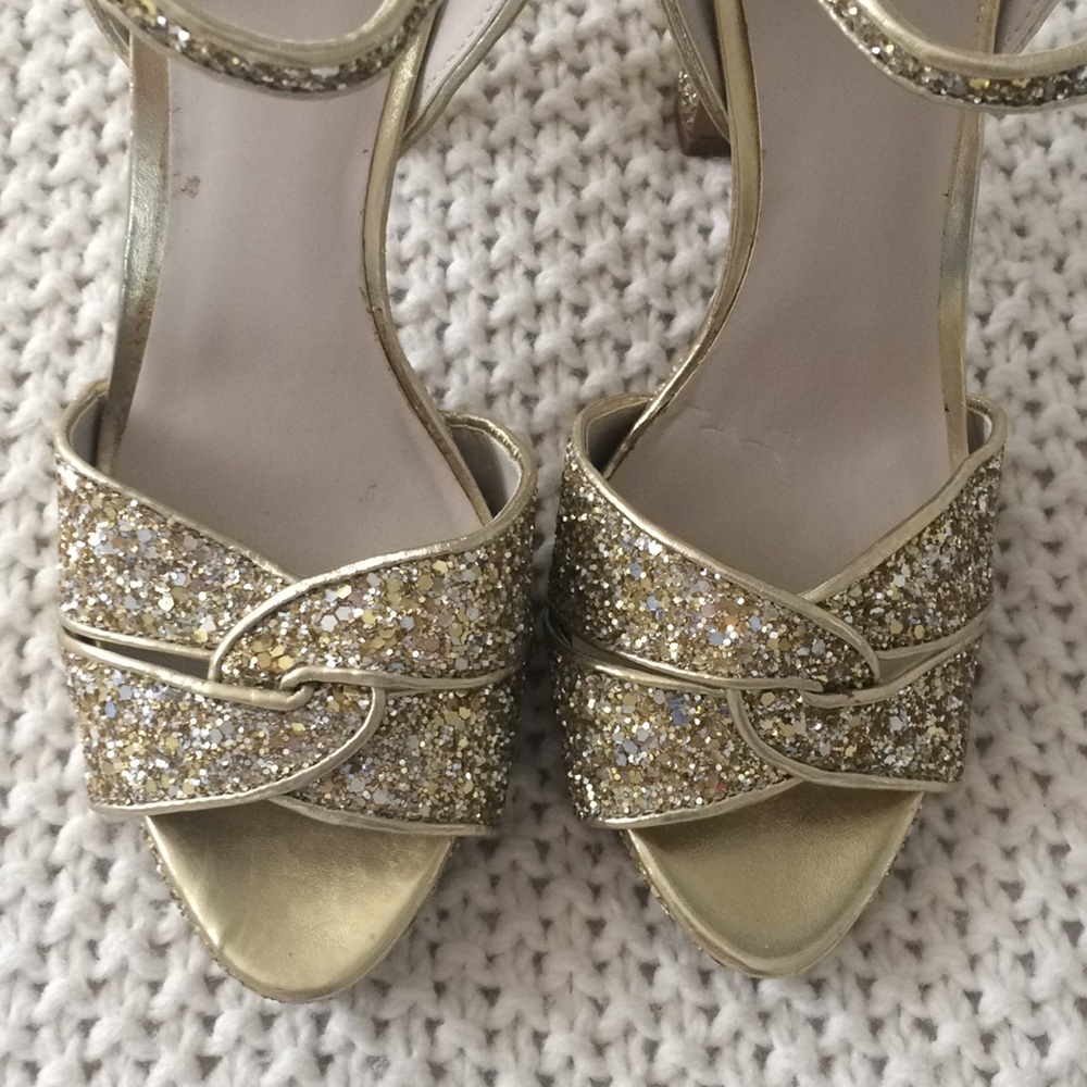 Nine West glitter heels 8.5
